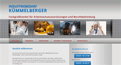 Desktop Screenshot of kuemmelberger.de