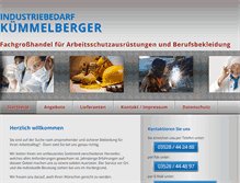 Tablet Screenshot of kuemmelberger.de